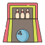 bowling arcade in DTC Downtown Rajarhat indoor entertainment zone