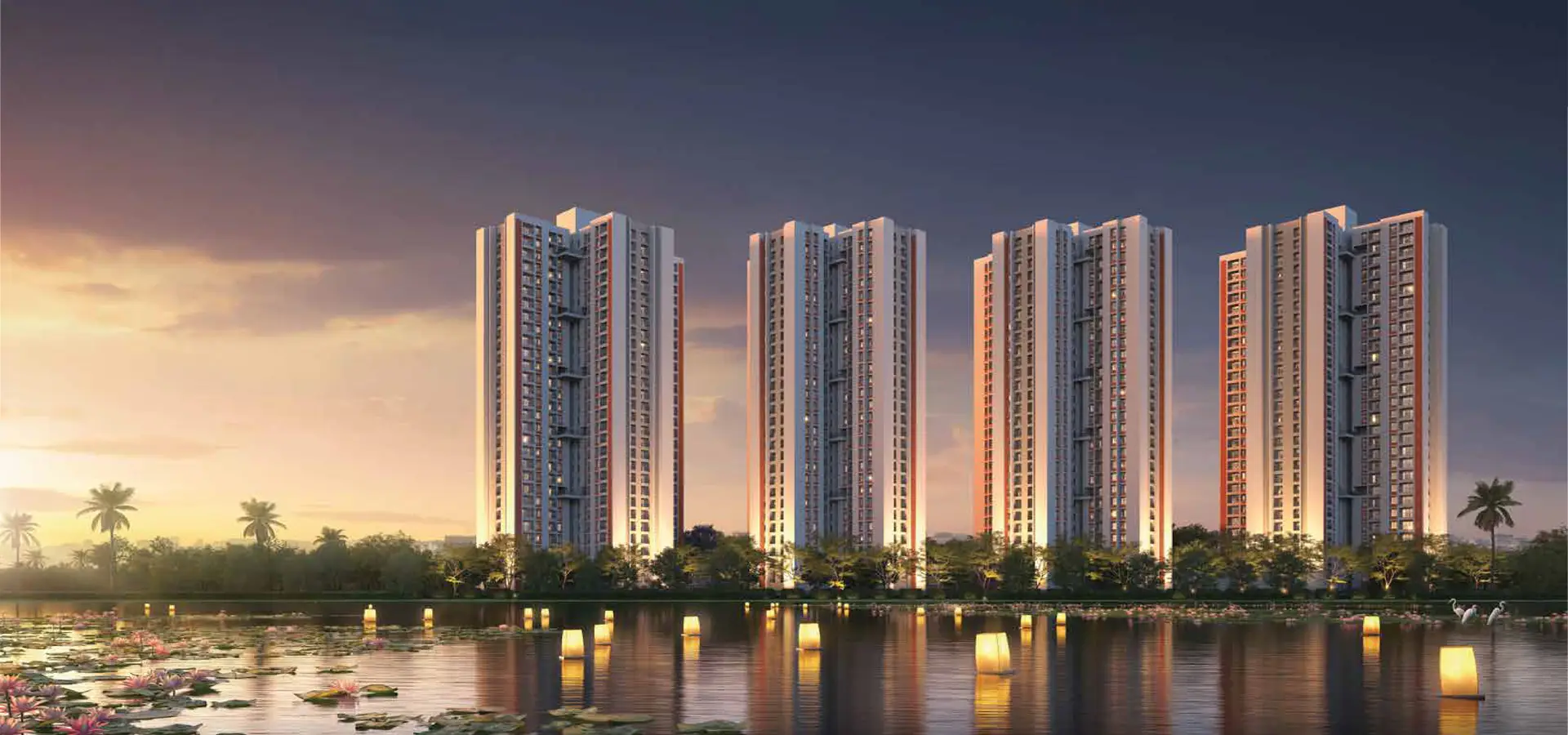DTC Downtown Rajarhat exterior view high-rise residential towers Kolkata